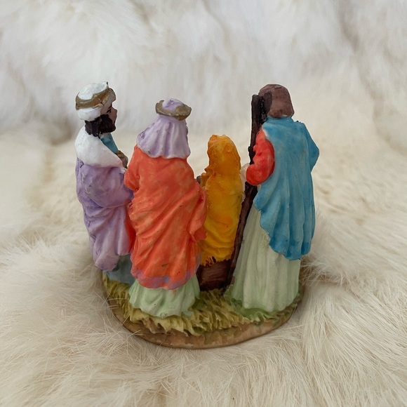 Vtg Dicksons One Piece Nativity Scene - Picture 3 of 7